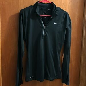 Nike dri fit half zip athletic top